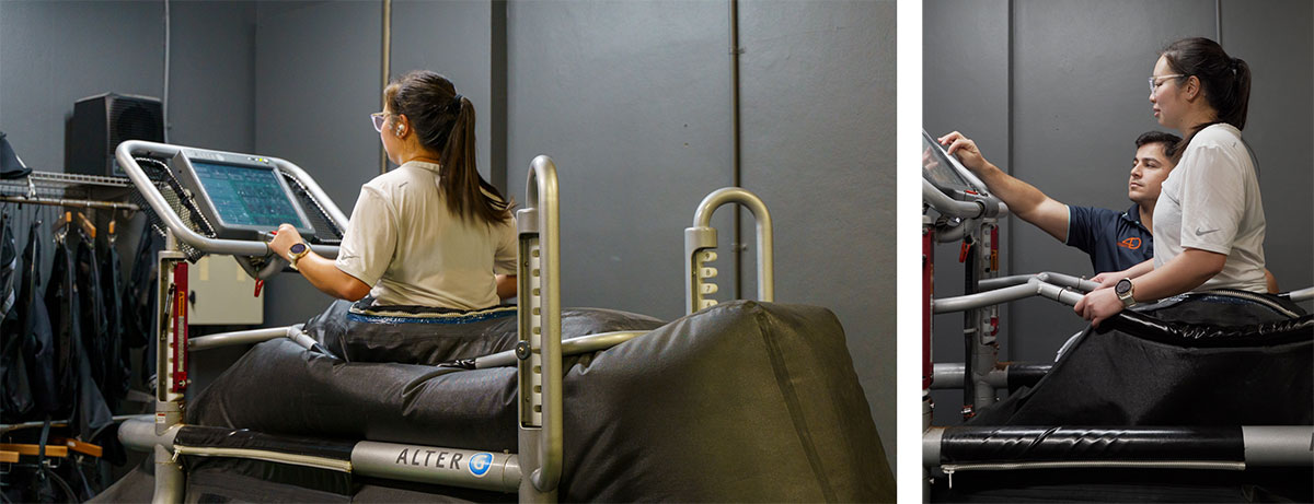 AlterG anti-gravity treadmill sessions Sydney CBD and Norwest