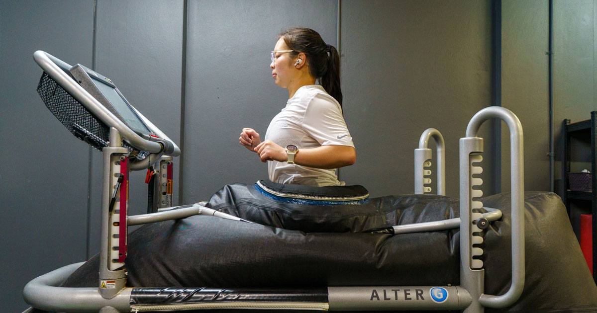 The Anti-Gravity Treadmill or Alter-G is a versatile piece of technology used at 4D Health and Performance, allowing us to prescribe for a wide range of individuals facing challenges with full-weight bearing activities.  